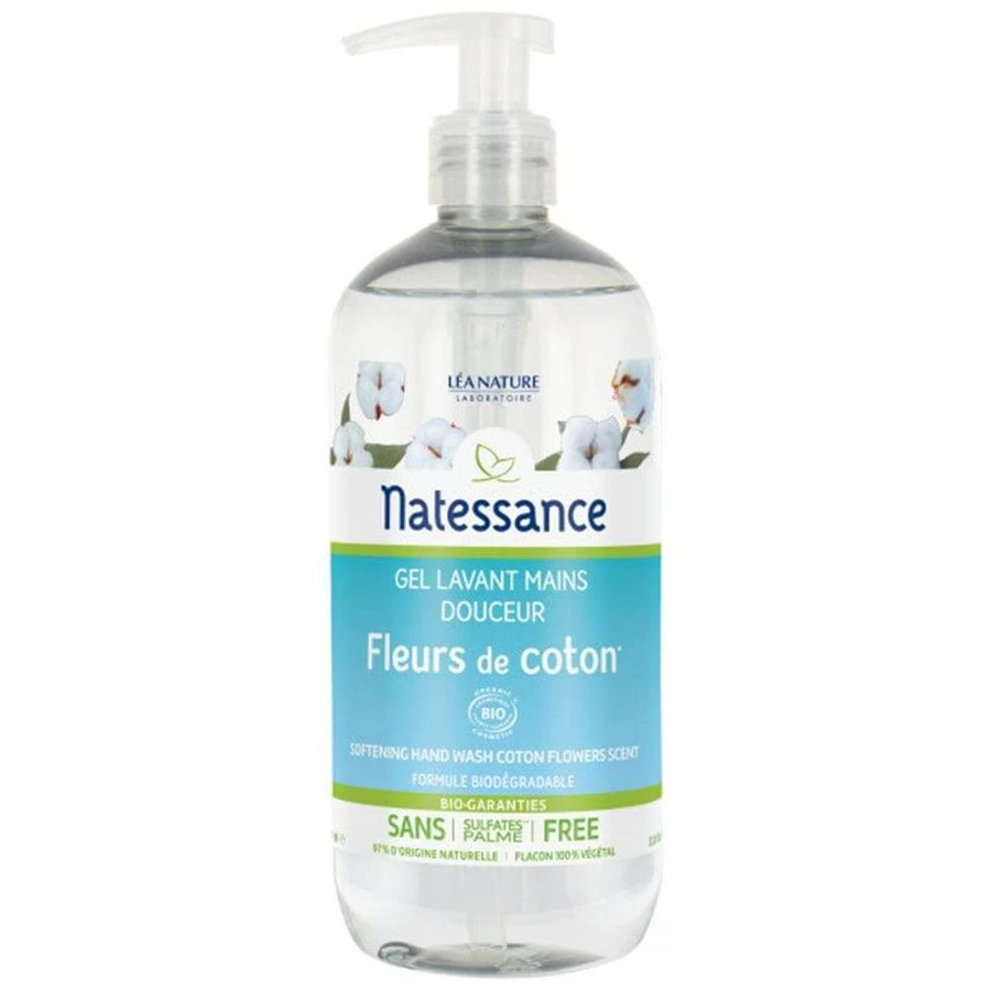 Natessance Organic cotton flower hand wash gel 500ml