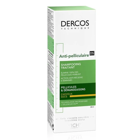 Vichy Dercos Roos en Jeuk Behandeling Shampoo Droog Haar 200ml