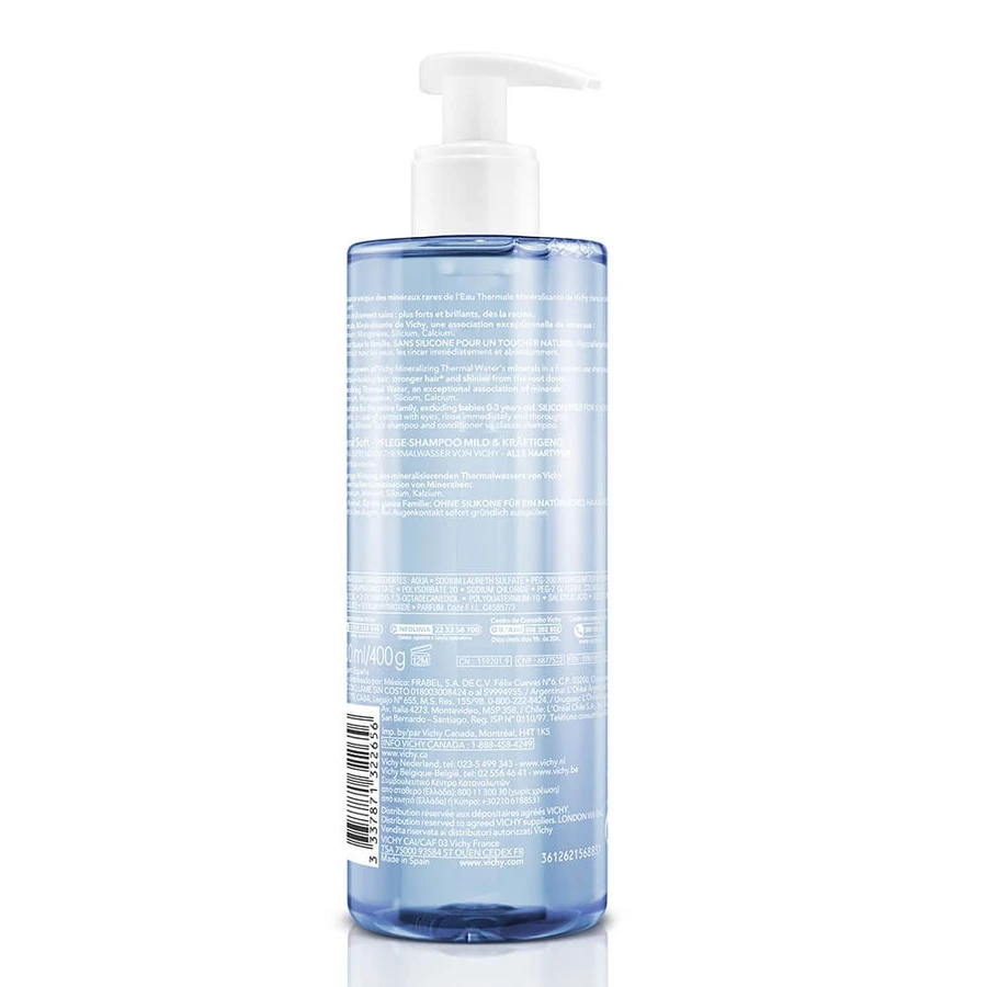 Szampon wzmacniający Dercos Mineral Soft, 400 ml, Vichy: ceny i cechy
