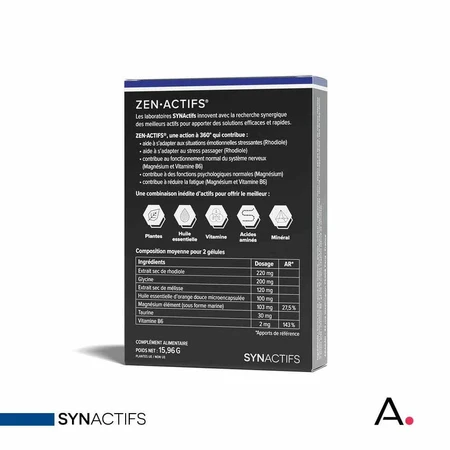 Aragan Synactifs Zenactifs Stress 30 Gelules