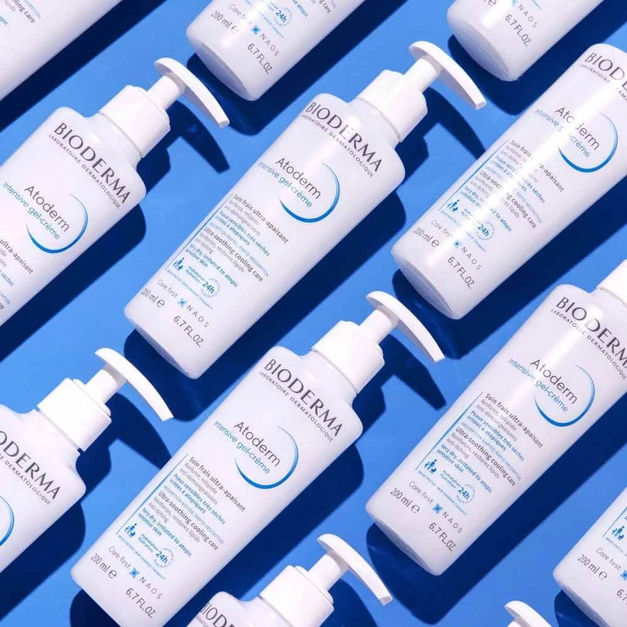 Bioderma Atoderm Gel-Creme Intensiv Ultra-beruhigende Frischebehandlung Intensiv Peaux Sensibles Visage et Corps 200ml