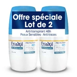 Etiaxil Anti-transpirant Deodorant Roll-On 48h Beschermen Matige transpiratie Gevoelige huid 2x50ml