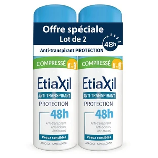 Etiaxil Antitranspirant Deodorant Compressed 48h Protect Sensitive Skin 2x100ml