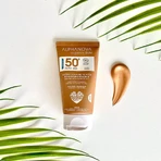 Alphanova Organic Sun Waterproof Facial Sun Cream Spf50+ Parfum Gold Monoi 50g