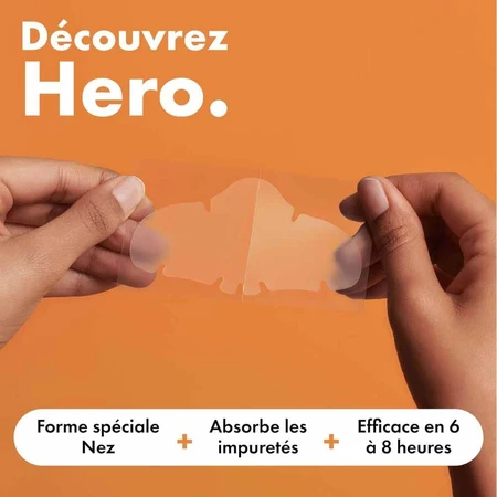 Hero Mighty Patch Parches Spécial Nez Superficie x10 Parches