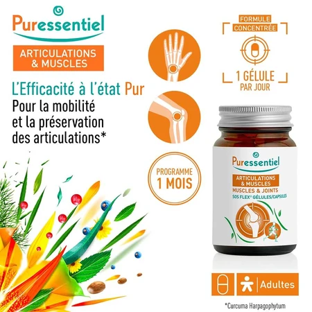 Puressentiel Gewricht en Spier S.O.S Flex 30 capsules