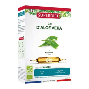 Superdiet Aloe Vera Mucillagine Organica 10 Fiale 15ml