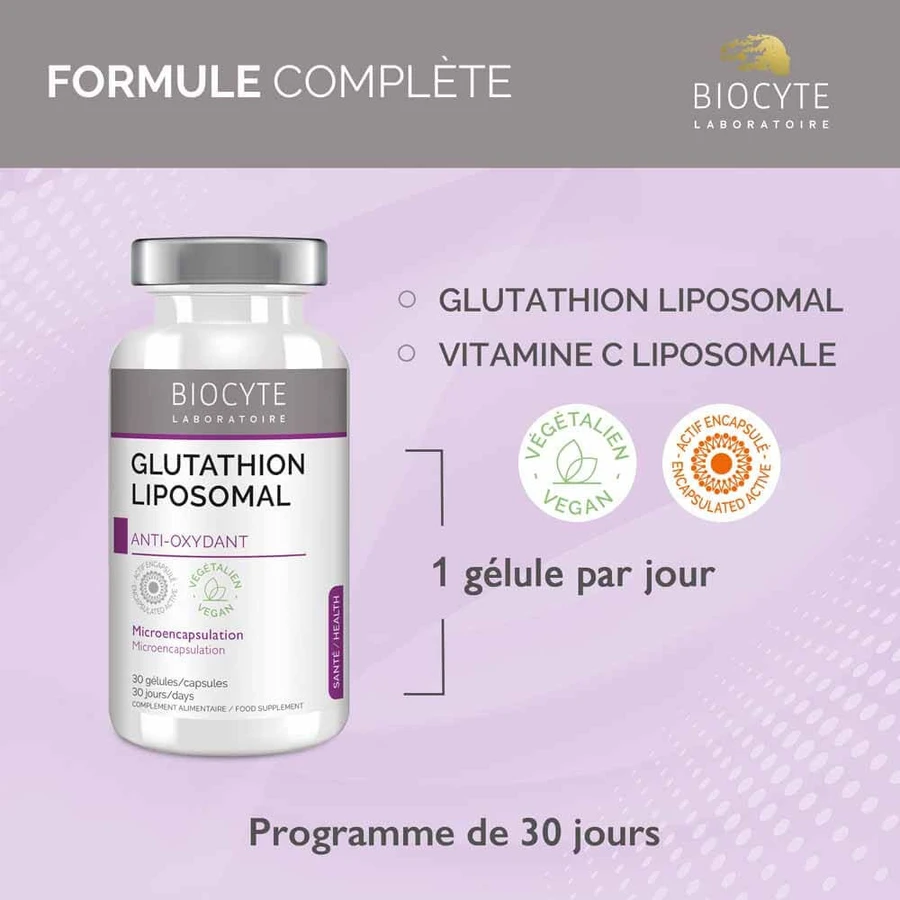 Biocyte Glutatión Liposomal 30 Gélulas
