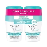 Vichy Deodorant Antiperspirant Anti-Trace Roll-on 2x50 ml