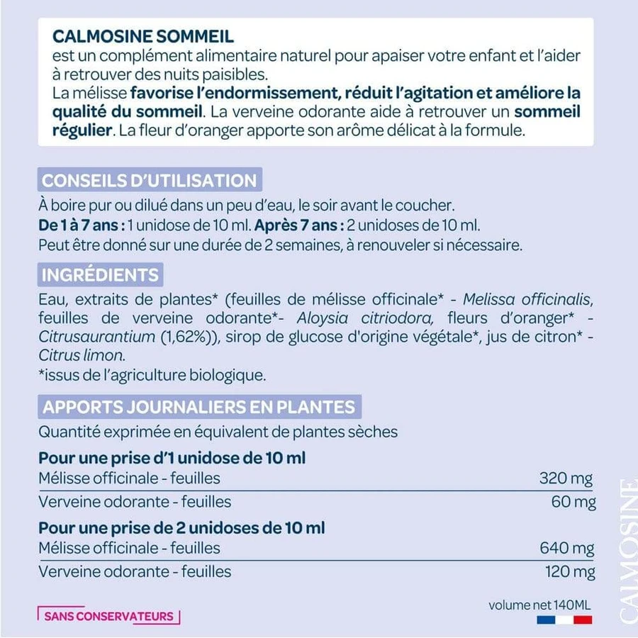 Calmosine Sleep für eine ruhige Nacht 14 Dosen