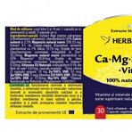 Ca+Mg+Se+Si+Zn mit Vitamin D3, 30 Kapseln, Herbagetica