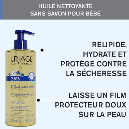 Uriage Bébé Reinigingsolie 500ml