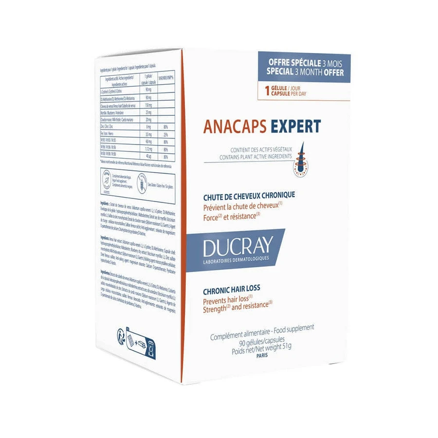 Ducray Anacaps Expert Chronic hair loss 90 capsules