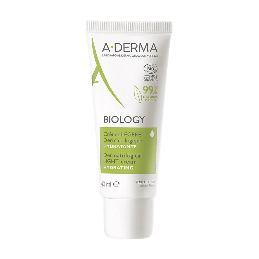 A-Derma Biology Bio lichte dermatologische vochtinbrengende crème 40 ml