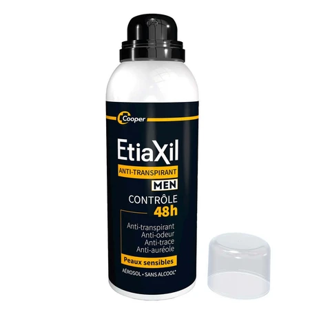 Etiaxil Anti-traspirante Spray uomo 48 ore senza alluminio Peaux Sensibles 2x150ml