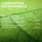 Santarome Complexe Jambes Legeres Bio Gémmothérapie 30 ml
