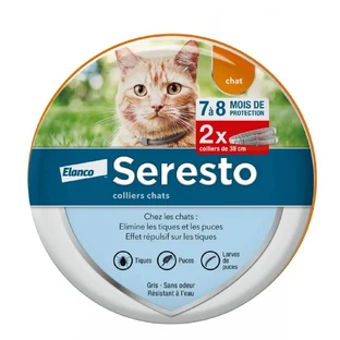 Seresto Colier antiparazitar pentru pisici 2 buc