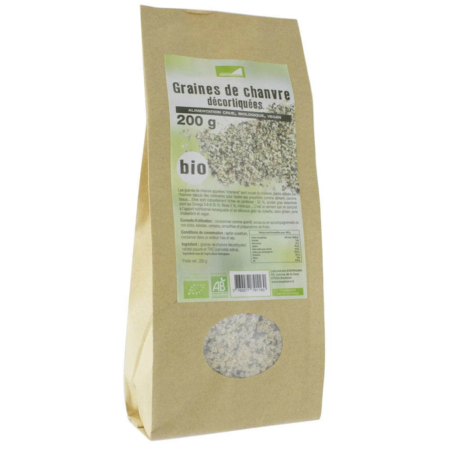 Exopharm Biologische Hennepzaden 200g