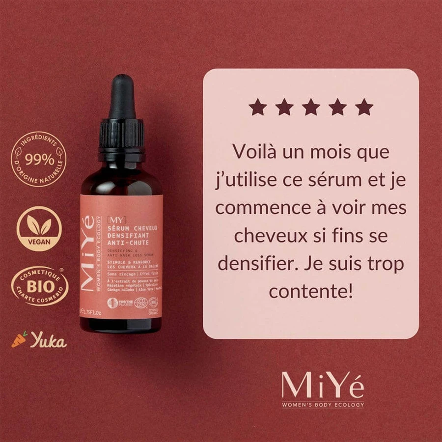 Miyé [Serum anticaída densificante bio 100ml