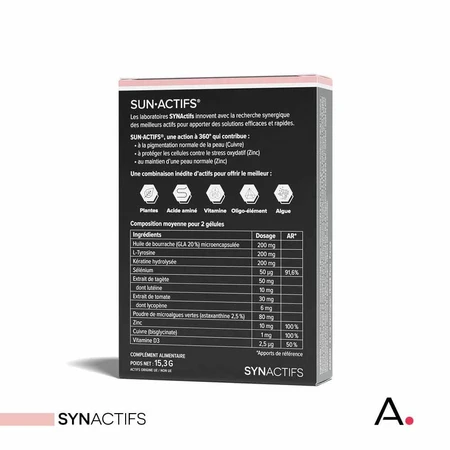Aragan Synactifs Sunactifs 30 Cápsulas