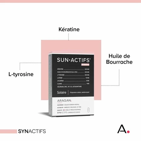 Aragan Synactifs Sunactifs 30 Cápsulas