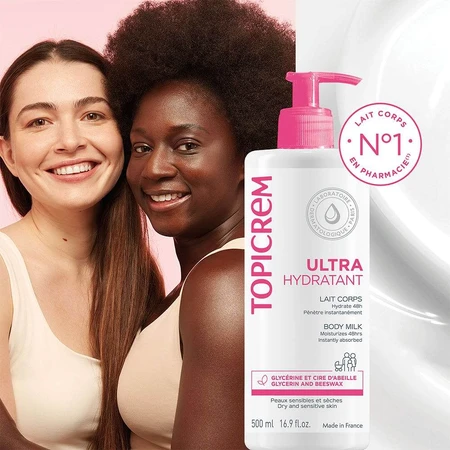 Topicrem Ultra-Hydraterende Bodymilk voor de Gevoelige en Droge Huid Peaux Sensibles Et Seches 500ml