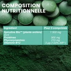Santarome Spirulina Bio Fer, Vitaminen B12 200 tabletten