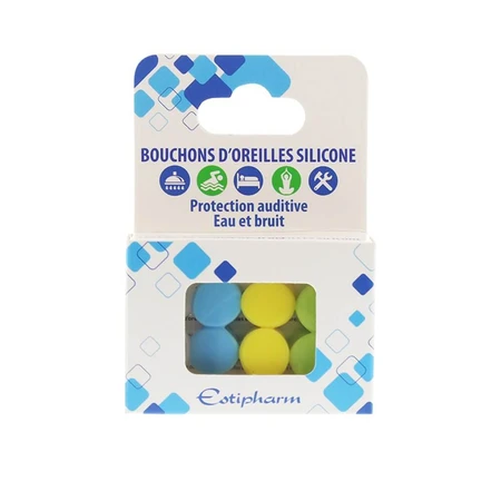 Estipharm Silikon-Ohrstöpsel (x8)