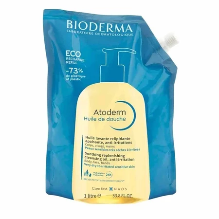 Bioderma Atoderm Eco-Rich Duschöl trockene und sehr trockene Haut 1L