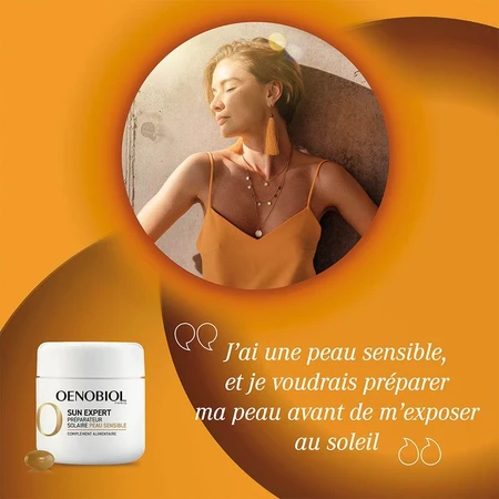 Oenobiol Sun Expert Solar Wärmepumpe Empfindliche Haut 30 Kapseln