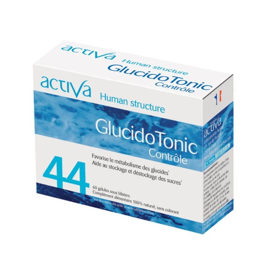 Activa Human Structure Glucidotonic Controle 60 Gelules Contrôle 60 gélules