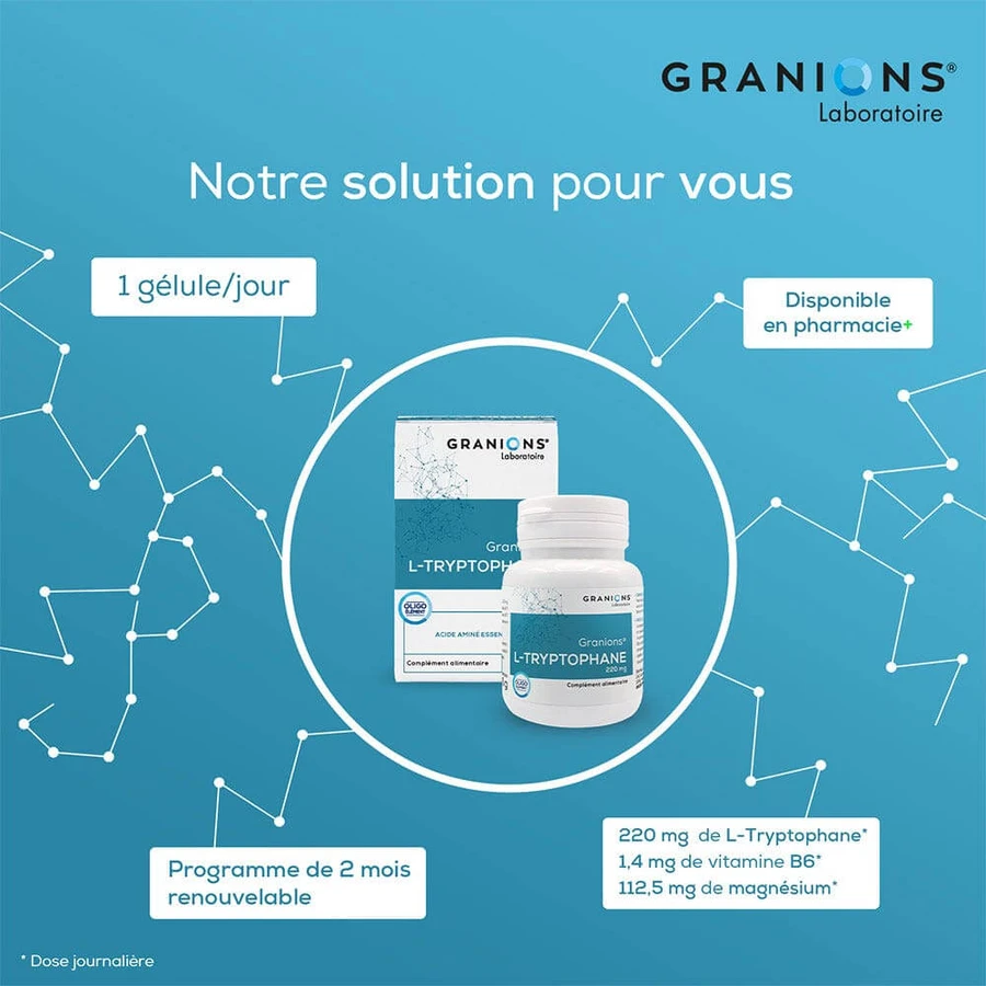 Granions L-Tryptofaan 60 Gelule