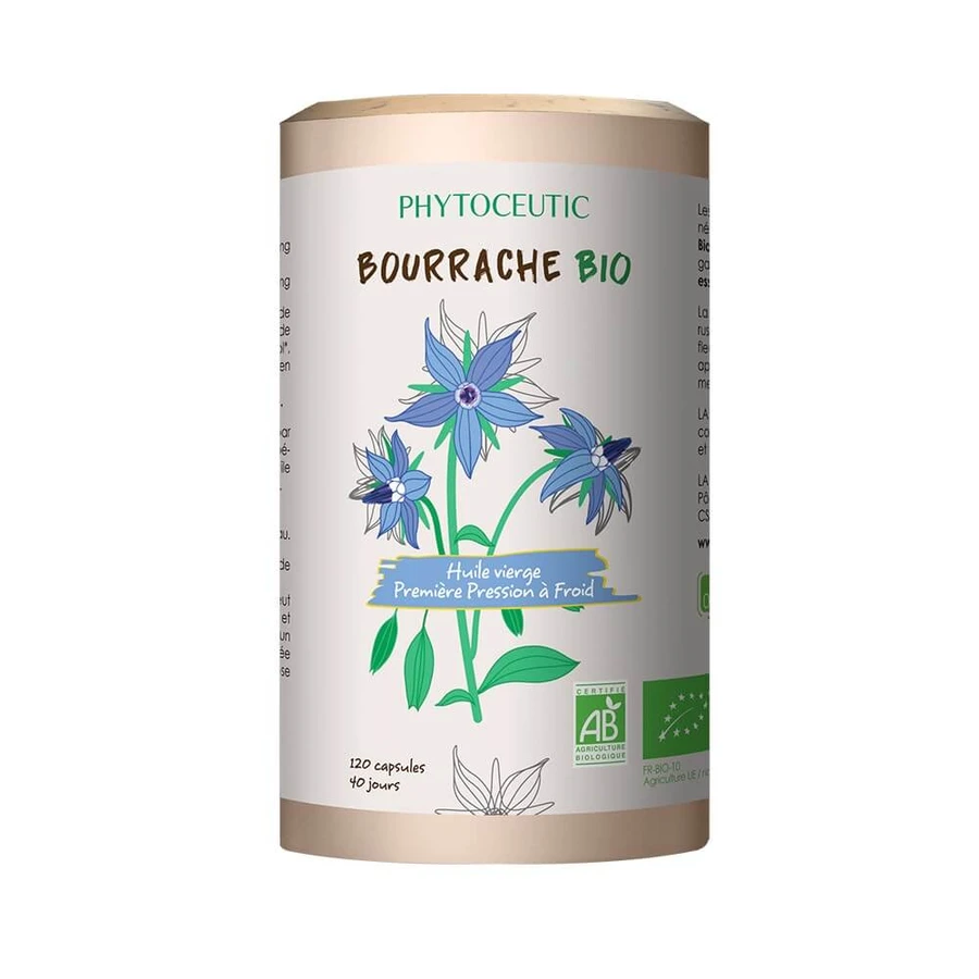 Phytoceutic Biologische borageolie/ab 120 capsules