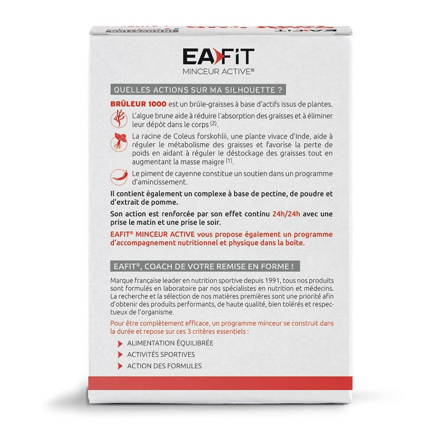 Eafit 1000 Weight Loss Burners Day Night 60 Tabletten