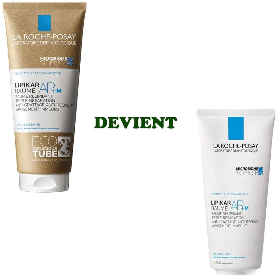 La Roche-Posay Lipikar Triple Action Repairing Balm Umweltfreundliche Tube Ekzemanfällige atopische Haut 200ml