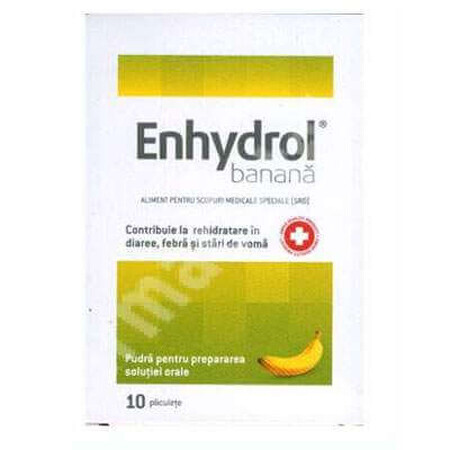 Enhydrol aroma de banane, 10 plicuri, Akacia