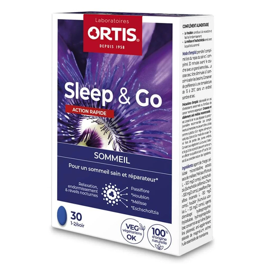 Ortis Sleep&Go 30 comprimidos