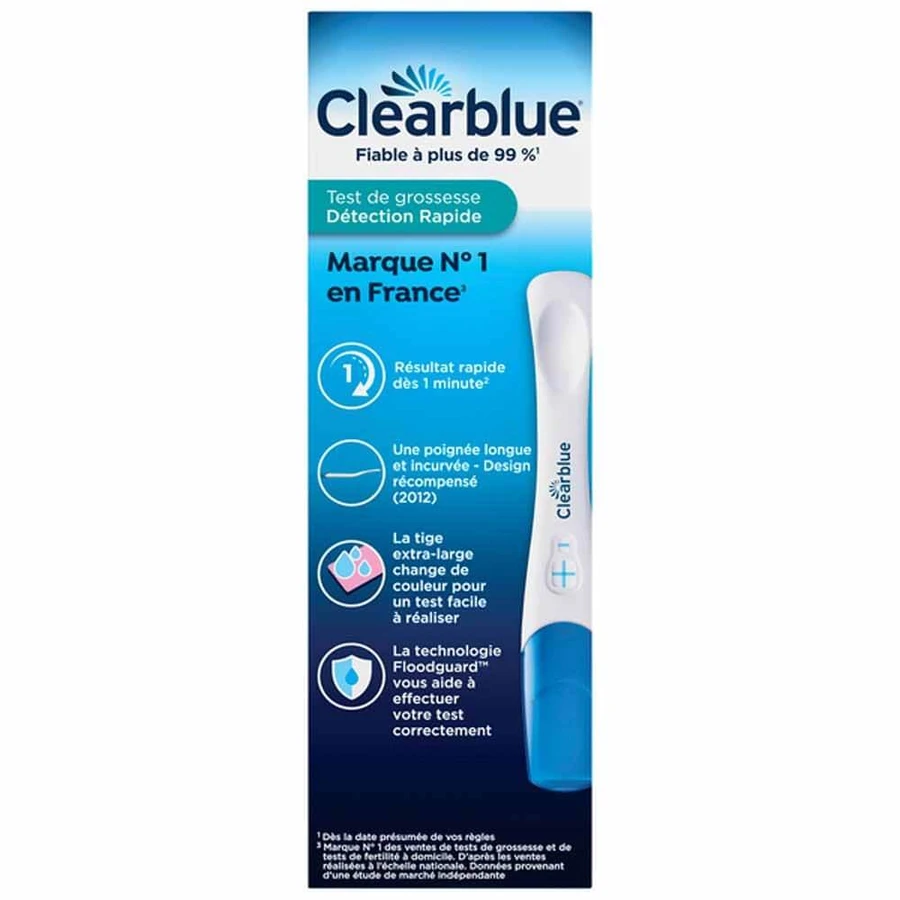 Clearblue Test de sarcină cu detectare rapidă 1 test