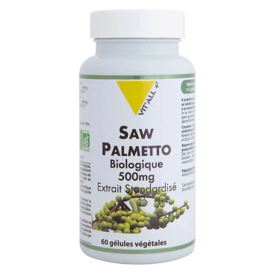 Vit'All+ Saw Palmetto 500 mg 60 cápsulas vegetales
