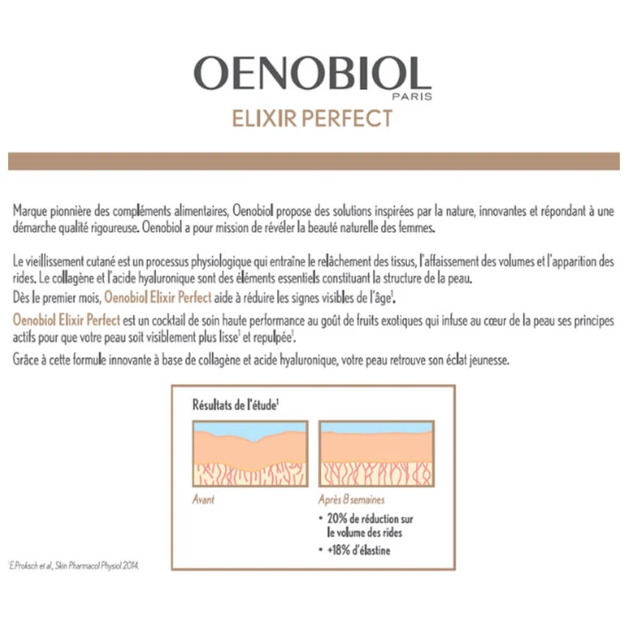 Oenobiol Skin and Eye Contour Elixir perfect high-performance anti-aging 30 sticks