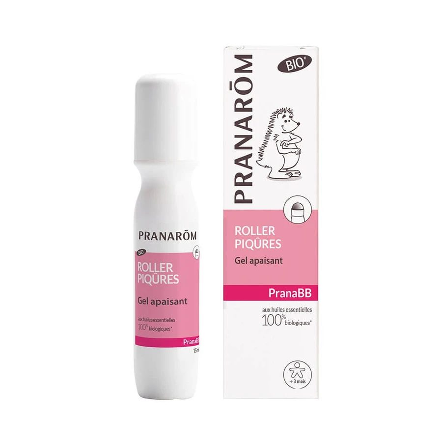 Pranarôm Pranabb Organic Calmant și înțepătură Gel Roller 15 ml