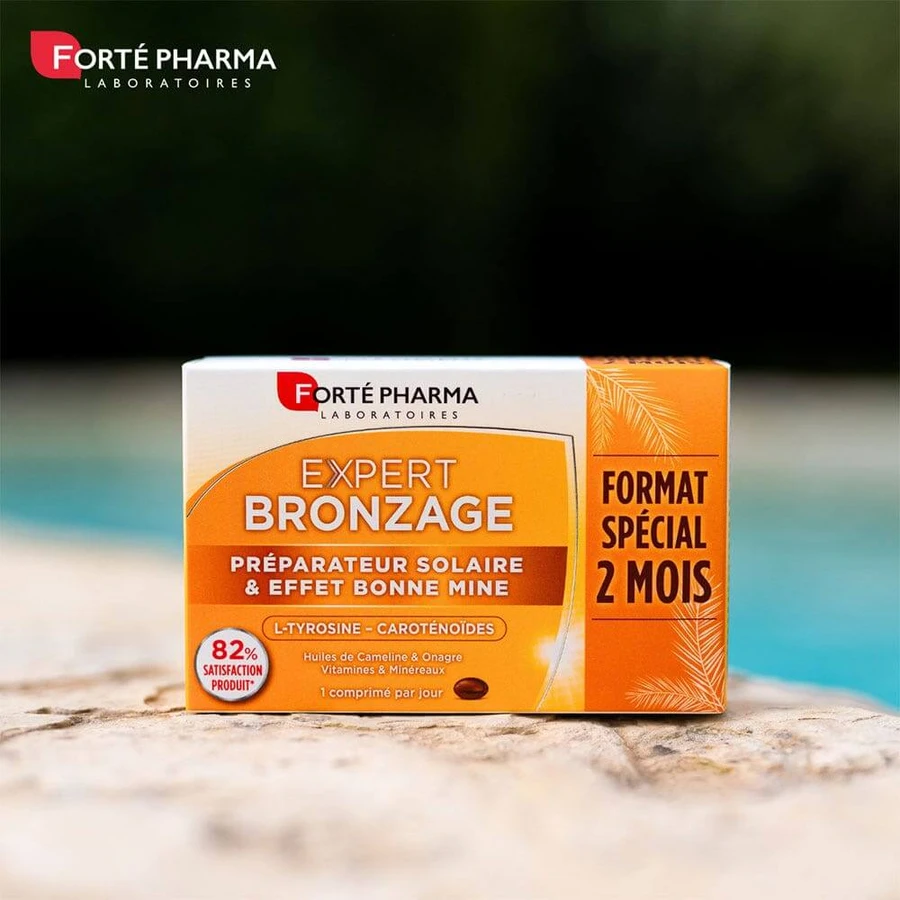 Forté Pharma Expert Bronzage Programa de Preparación Solar 56 comprimidos