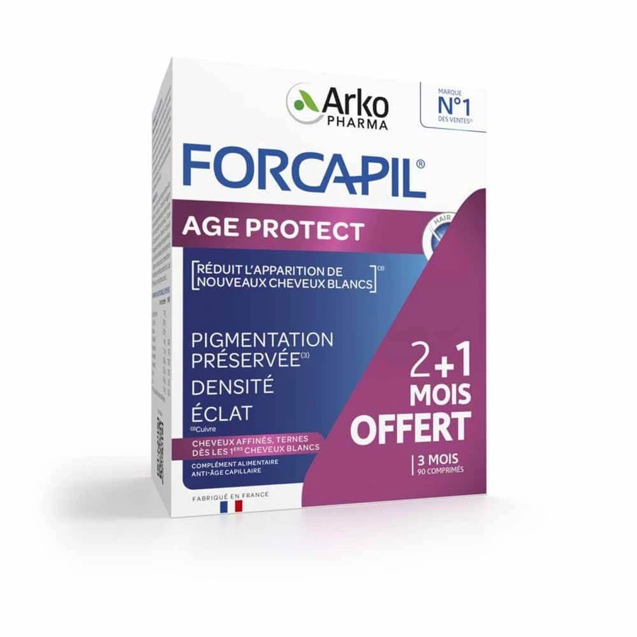 Arkopharma Forcapil Age Protect Blondes und mattes Haar 90 Tabletten
