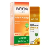 Weleda Arnika Massageöl 100ml + Creme 25g Vorbereitung und körperliche Erholung für den Sport