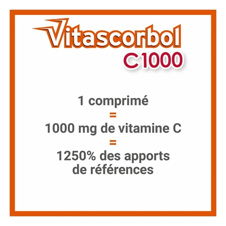 Vitascorbol Vitamine C1000 20 Brausetabletten