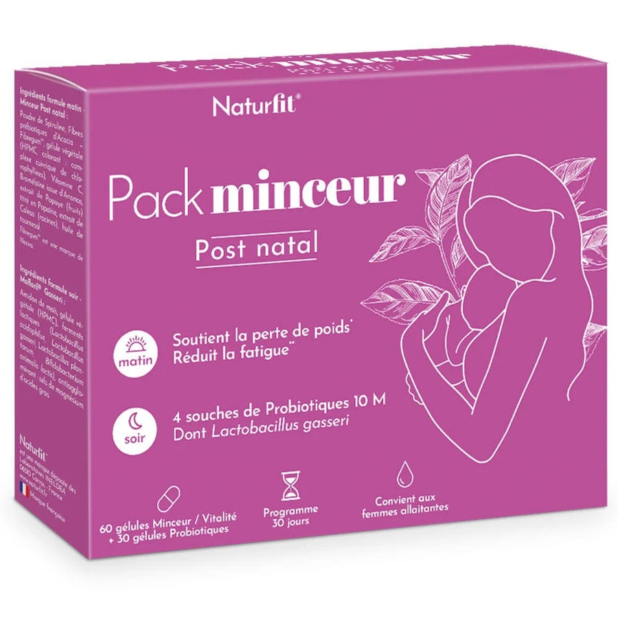 Poporodowy pakiet odchudzający Naturfit 90 kapsułek: ceny i cechy