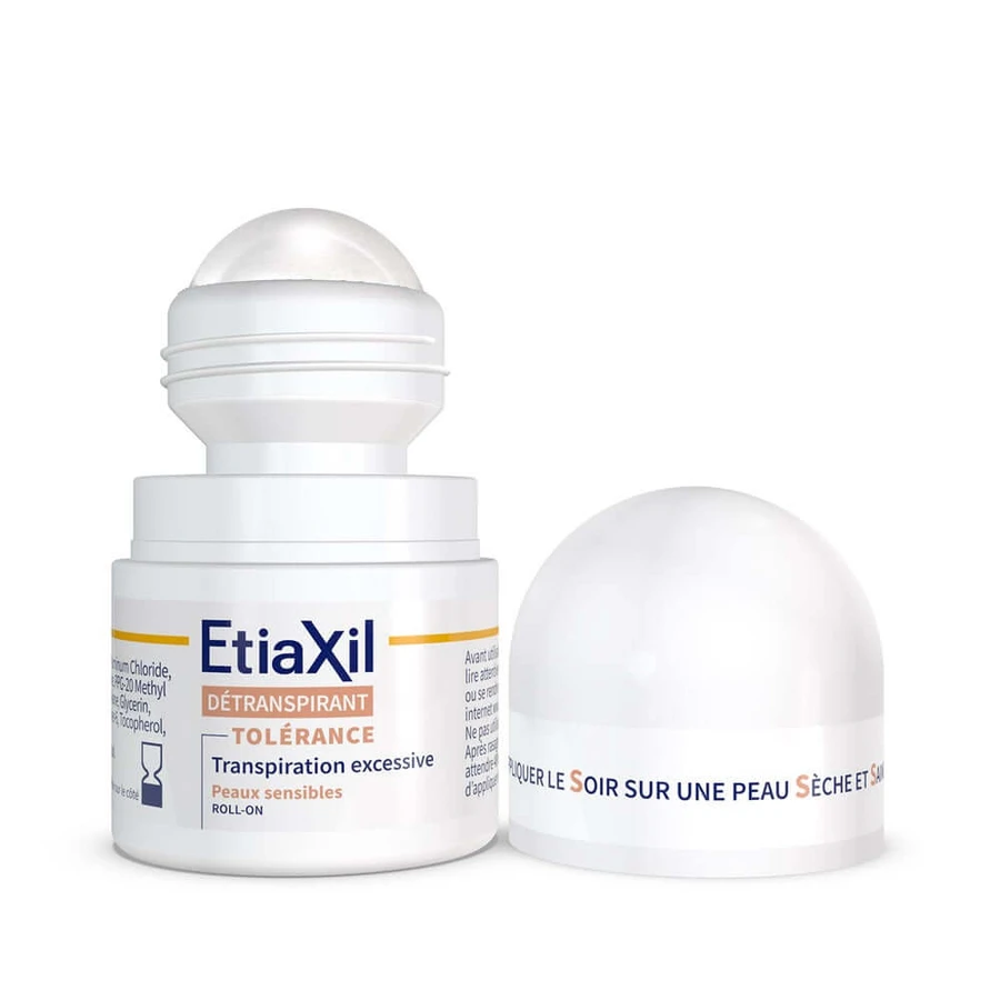 Etiaxil Detraspirant Deodorant roll-on Overmatige transpiratie tolerantie Gevoelige huid 2x15ml