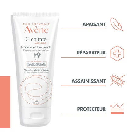 Avène Cicalfate Crema Barrera Reestructurante Manos Muy Secas y Agrietadas 100ml
