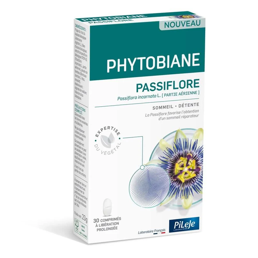 Pileje Phytobiane Passiflora Sueño - Relax 30 comprimidos