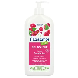 Natessance Kids Himbeere Bio-Duschgel sulfatfrei 500 ml